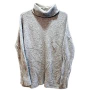 Caslon Gray Wool Blend Turtleneck Sweater 3X