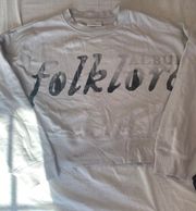 Taylor Swift Folklore Authentic Sweatshirt