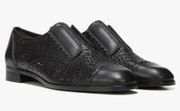 Via Spiga Eliza Perforated Black Leather Oxford