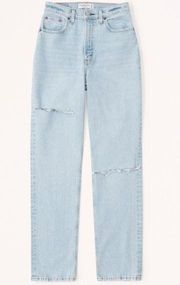 Abercrombie Curve Love Ultra High Rise 90s Straight Jeans