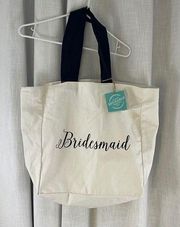 NWT 100% cotton Bridesmaid tote/shopping bag