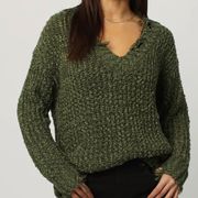 DEMI LONG SLEEVE SWEATER CYPRESS