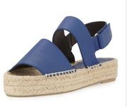 Vince Emilia leather espadrille platform sandals