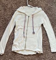 Beige Zip Up