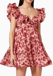 NWT zimmermann Lovestruck pleated dress