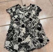 Daisy Fuentes Women's Mini Dress Black White Size XS