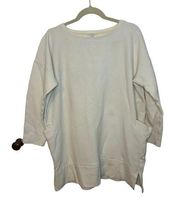 EILEEN FISHER PULLOVER TUNIC SWEATSHIRT