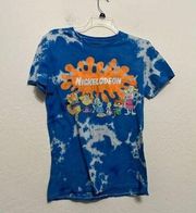 Nickelodeon, tie-dye, splat, Rugrats, Arnold T-shirt, size medium ￼