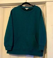 Woman’s Large Danskin Sweatshirt, Teal