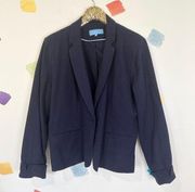 XXL Draper James Navy Blue Quilted Blazer