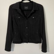 Liverpool Classic Jean Jacket Black Denim