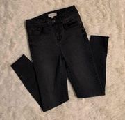 Harper Heritage Faded Black High Rise Skinny Jeans