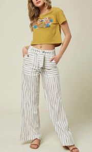 Linen Wide Leg Pants 