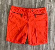 Michael Kors Bermuda Shorts Orange Size 8