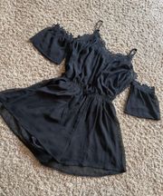 Black Lace Romper