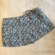 Red Camel Floral Cotton Shorts - Size 1