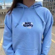 ON ETSY: Stay Groovy Embroidered Hoodie