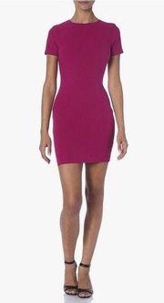 LIKELY Manhattan Mini Dress Size 2 Pink NWT Bodycon Sheath Barbie Cocktail Party