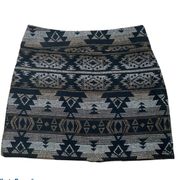 DALIA Skirt Lined South Western design Casual Mini Business or Everyday Size 6