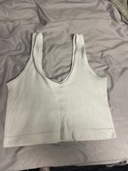 Ribbed Cropped Tank