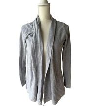 THE WHITE COMPANY Grey Lightweight Cardigan Size US 4