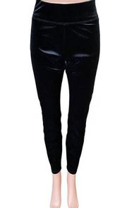 Sexy Velvet Black Leggings by A NEW DAY ~ Women's Activewear Size MEDIUM