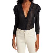 NWT | L'AGENCE Kimberly Puffy Sleeve Blouse