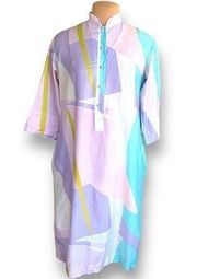 Vintage Catherine Ogust For Penthouse Gallery Forever Dress Shirt Pastel Art