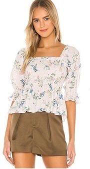 SAYLOR Clover Blouse In Blush