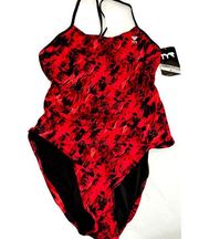 TYR Durafast Elite Glisade CutoutFit 1pc Swimsuit - Red - Size 40 - $80