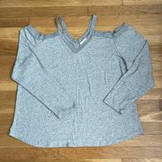 89th & Madison Cold Shoulder Sweater - Size 2XL