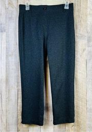Betabrand Size Small Cropped Charcoal Gray Dress Yoga Legging Pants