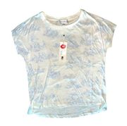 Wildfox Toile Print Heritage T-shirt size Small NWT