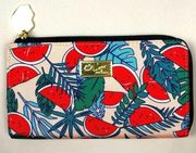 Luv Betsey by Betsey Johnson zippered wallet with watermelon print