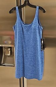 💕KYODAN💕 Day-To-Day Signature Dress ~ Cobalt Heather Blue Medium M NWT