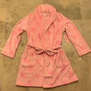 Juicy Couture robe pink cozy and warm loungewear sleepwear Barbiecore NWT