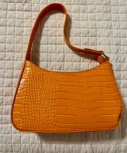 Orange Vegan Leather Purse