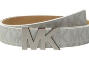 NWOT Michael Kors Signature MK Vanilla Belt