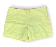 NWT THEORY Aifric Sun Ray Wool Stretch Canvas Shorts, Size 00