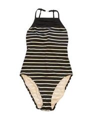 Lauren Ralph Lauren One Piece Black and White Swimsuit Size 8