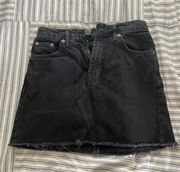 Urban Outfitters Black Jean Skirt