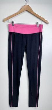 Lauren Ralph Lauren Pants Womens Leggings Black/Pink Size XS Athletic