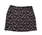 COPPER KEY Floral Corduroy Skirt Size Large NEW