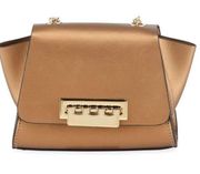 Zac Posen NEW Eartha Mini Gold Leather Crossbody Bag