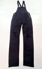 Superdown Gia Denim Overalls in Black