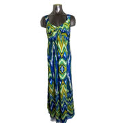 Woman’s Blue Bohemian Maxi Dress Size 10