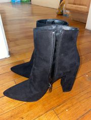 Black Pointed Toed Booties