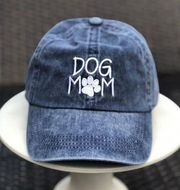 David and Young Dark Blue Dog Mom Paw Baseball Hat