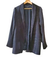 ANTHROPOLOGIE Oversized  No Button Textured Blazer Size Medium