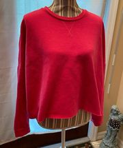 Cropped Pink Sweatshirt size Large